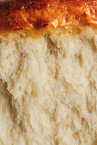 a textura do pão